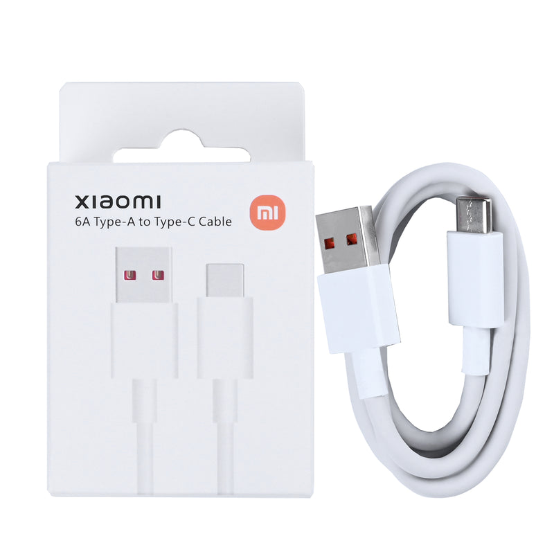 Xiaomi USB-A To USB-C Fast Charging Cable White 100CM 6A White Original Retail Box