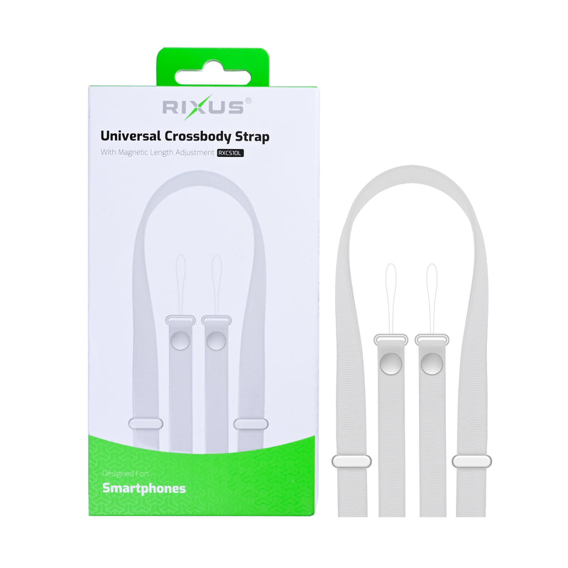 Rixus RXCS10L Universal Crossbody Strap Light Grey