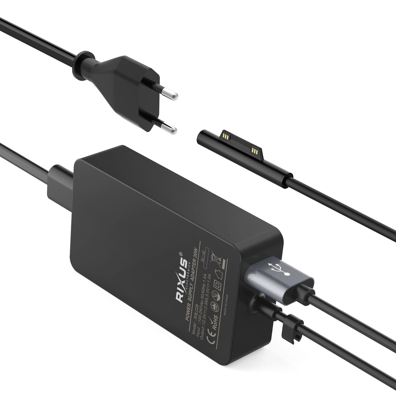 Rixus RXLC29 Microsoft Surface Ladegerät 36W
