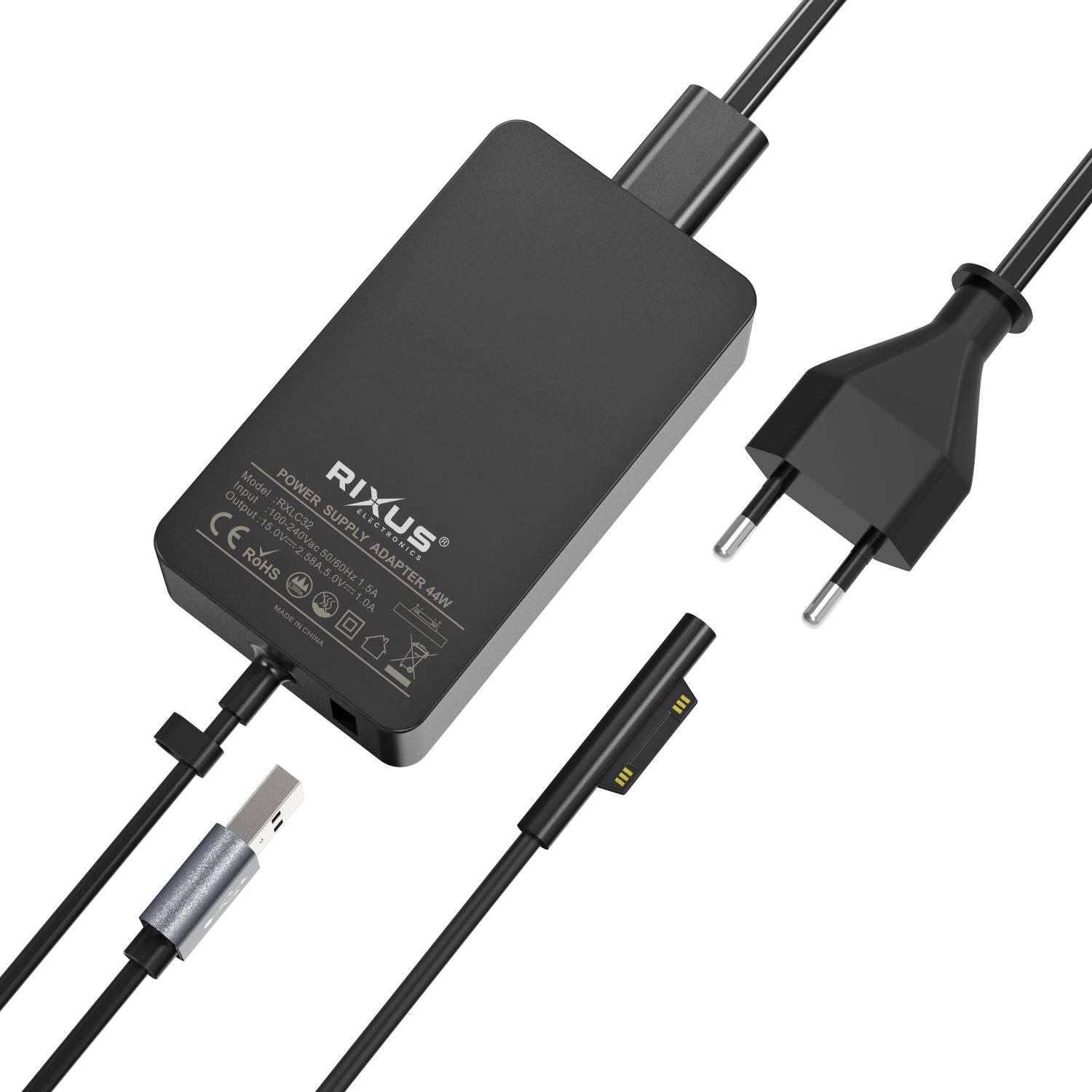 Rixus RXLC32 Microsoft Surface Ladegerät 44W