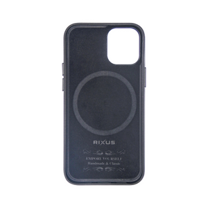 Rixus Classic 02 Tasche mit MagSafe For Apple iPhone 15 Plus Schwarz