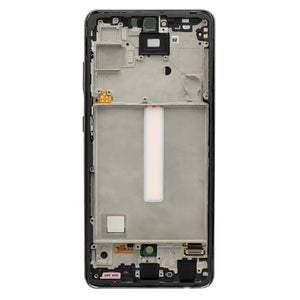 Samsung Galaxy A52 A525F, A52 5G A526B Display und Digitizer mit Rahmen Awesome Black Service Pack