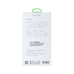 Rixus Anti-Burst Gehäuse für Samsung Galaxy S23 Plus Transparent