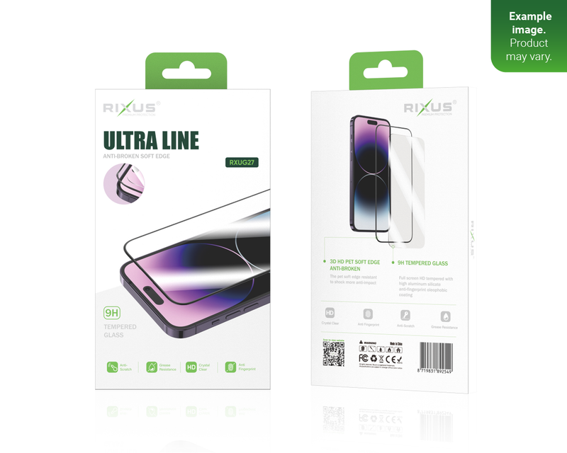 Rixus Clear HD Ultra Line gehärtetes Glas für Samsung Galaxy S23 Ultra
