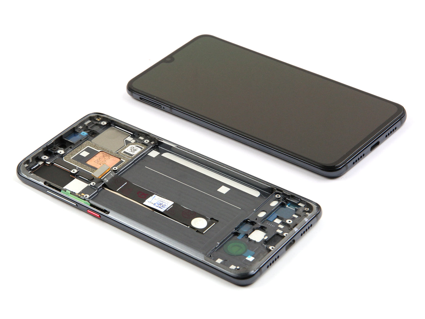 Xiaomi Mi 9 Pro Display und Digitizer mit Rahmen Schwarz Service Pack
