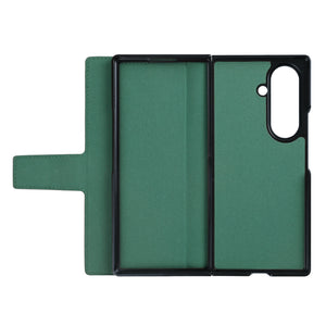 Rixus Wallet Case mit Stifthalter für Samsung Galaxy Z Fold 7 Grün