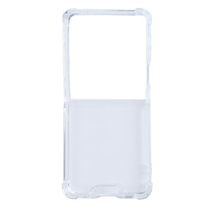 Rixus Anti-Burst Tasche für Samsung Galaxy Z Flip 7 Transparent