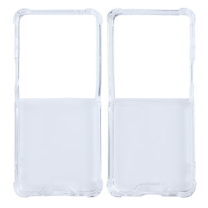 Rixus Anti-Burst Tasche für Samsung Galaxy Z Flip 7 Transparent