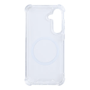 Rixus Anti-Burst Gehäuse mit MagSafe für Samsung Galaxy S25 FE Transparent