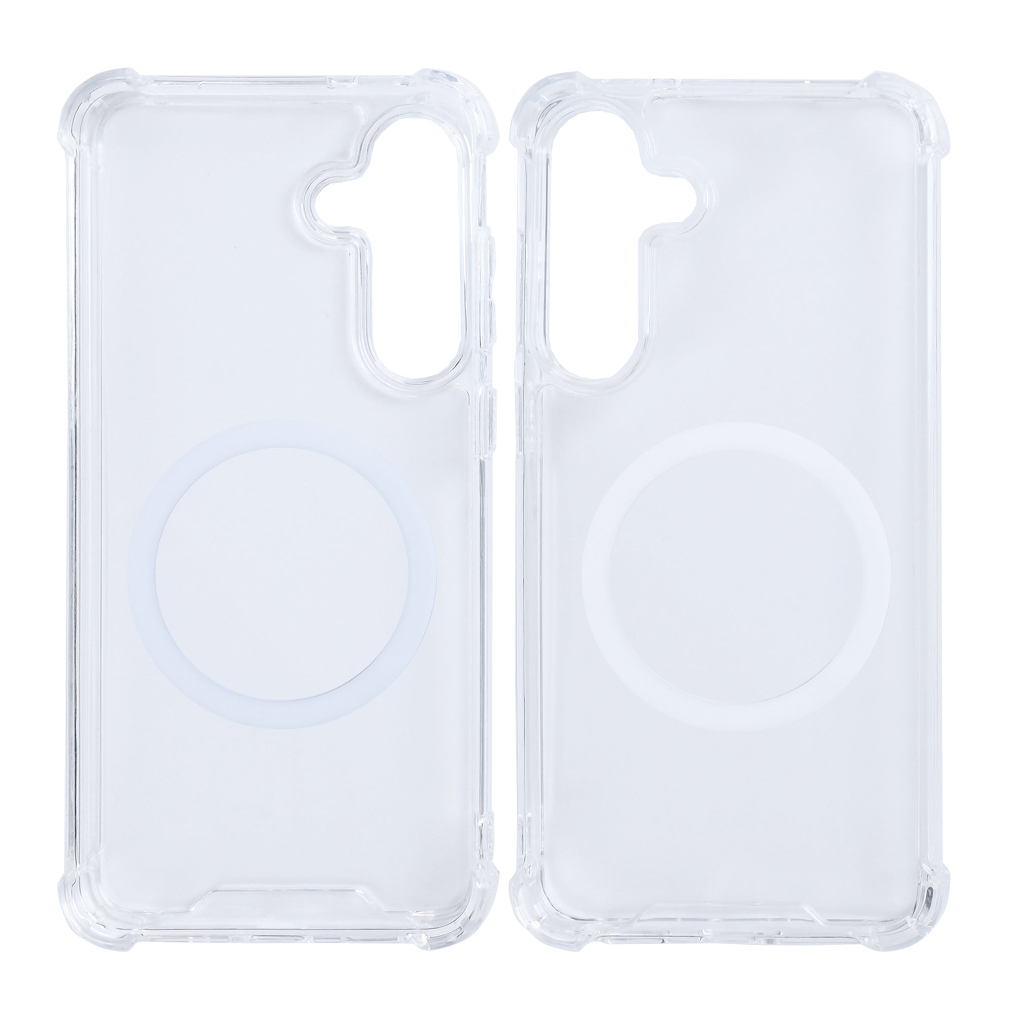 Rixus Anti-Burst Gehäuse mit MagSafe für Samsung Galaxy S25 FE Transparent