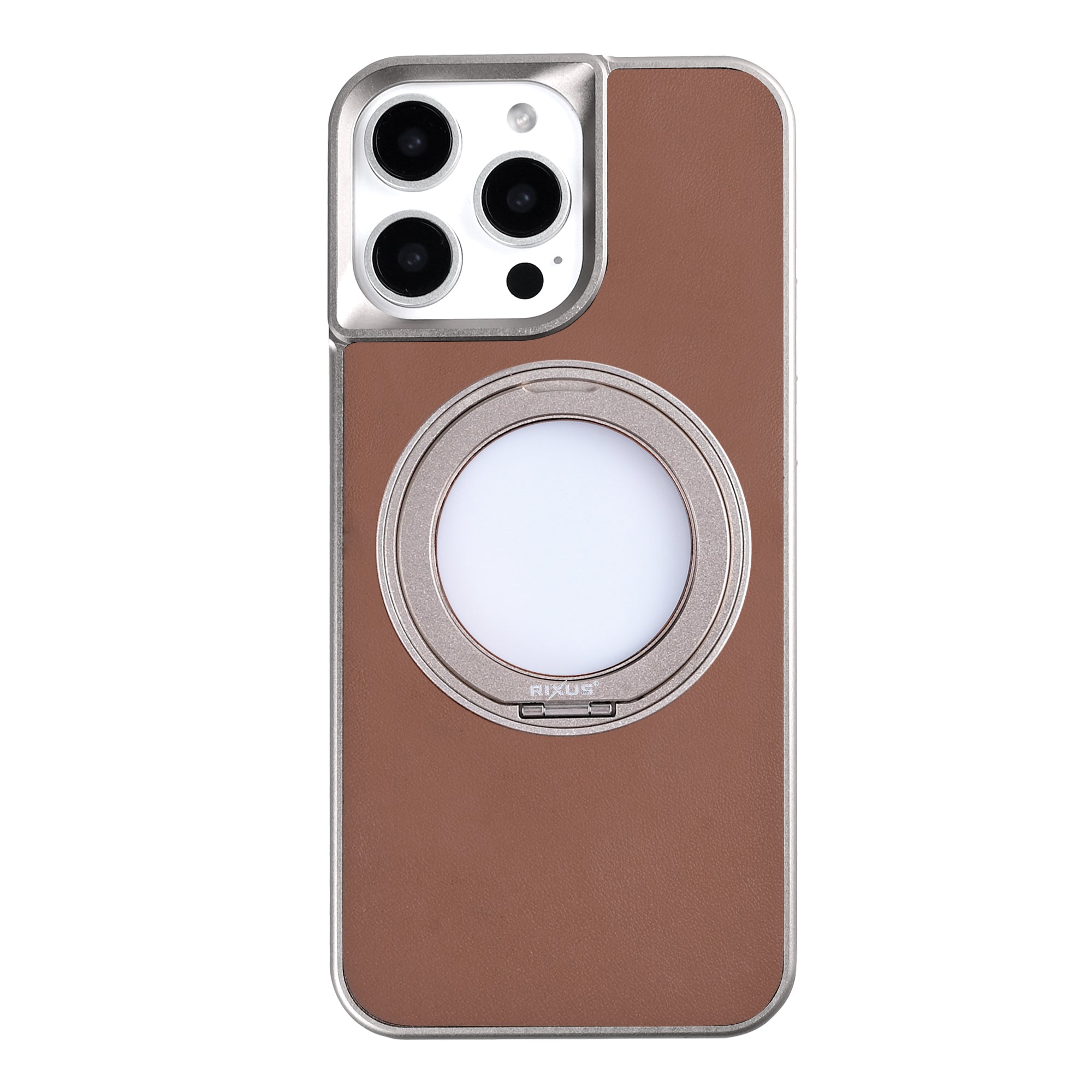 Rixus MagWrap Case For Apple iPhone 15 Pro Max Brown