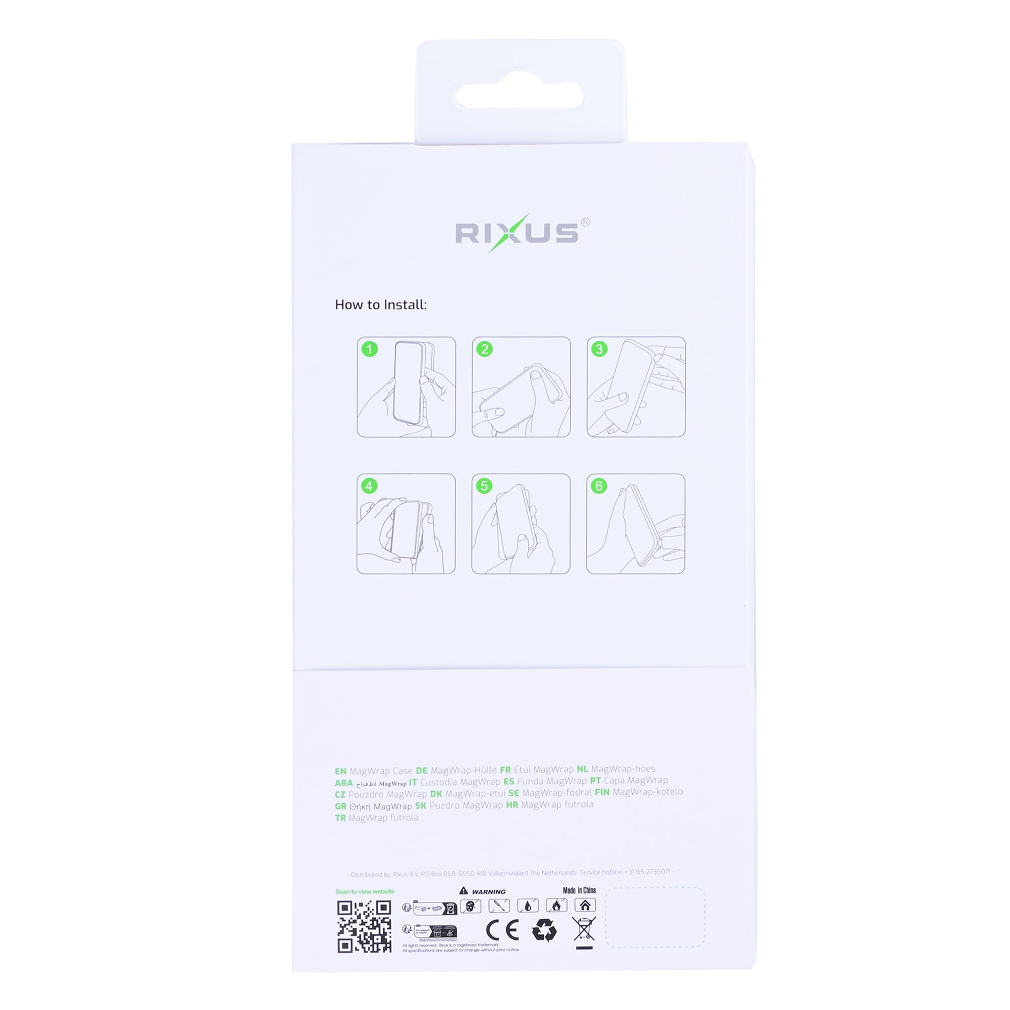 Rixus MagWrap Case For Samsung Galaxy S25 Ultra Black