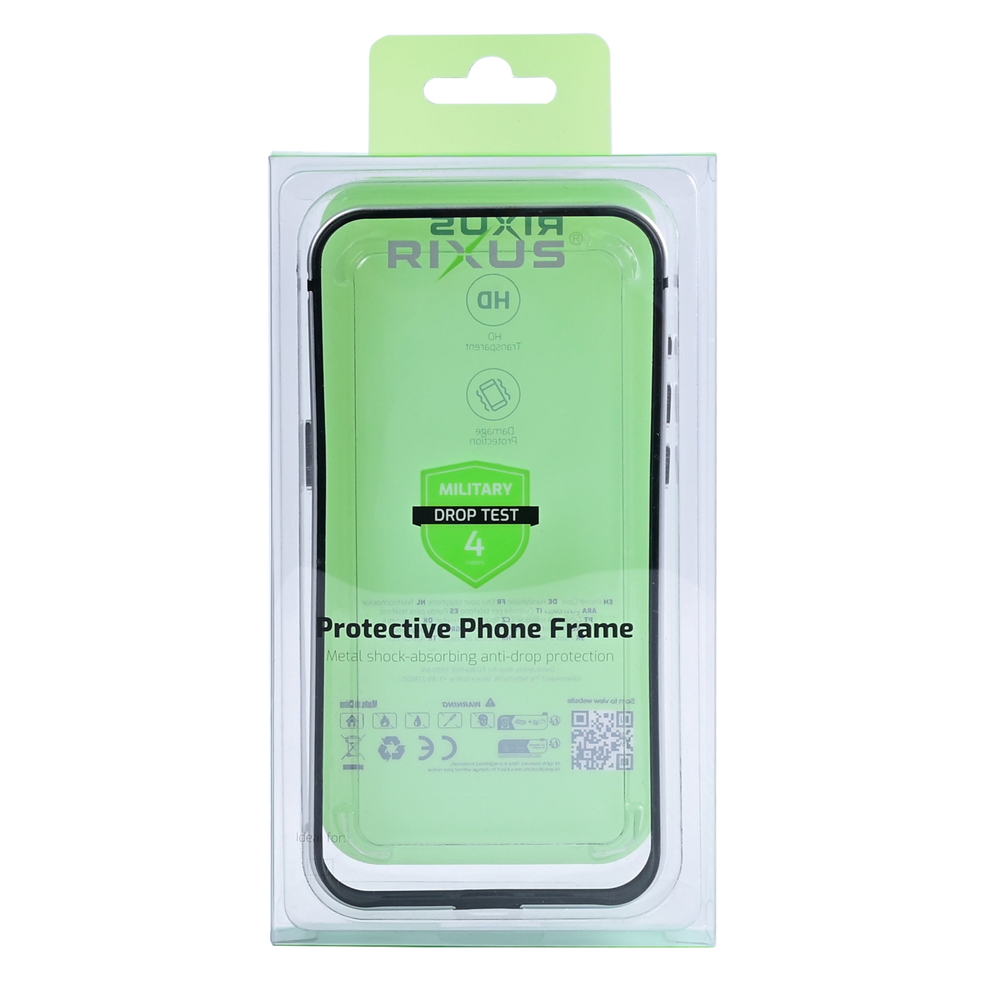 Rixus Crash Guard Case For Apple iPhone 15 Pro White Titanium