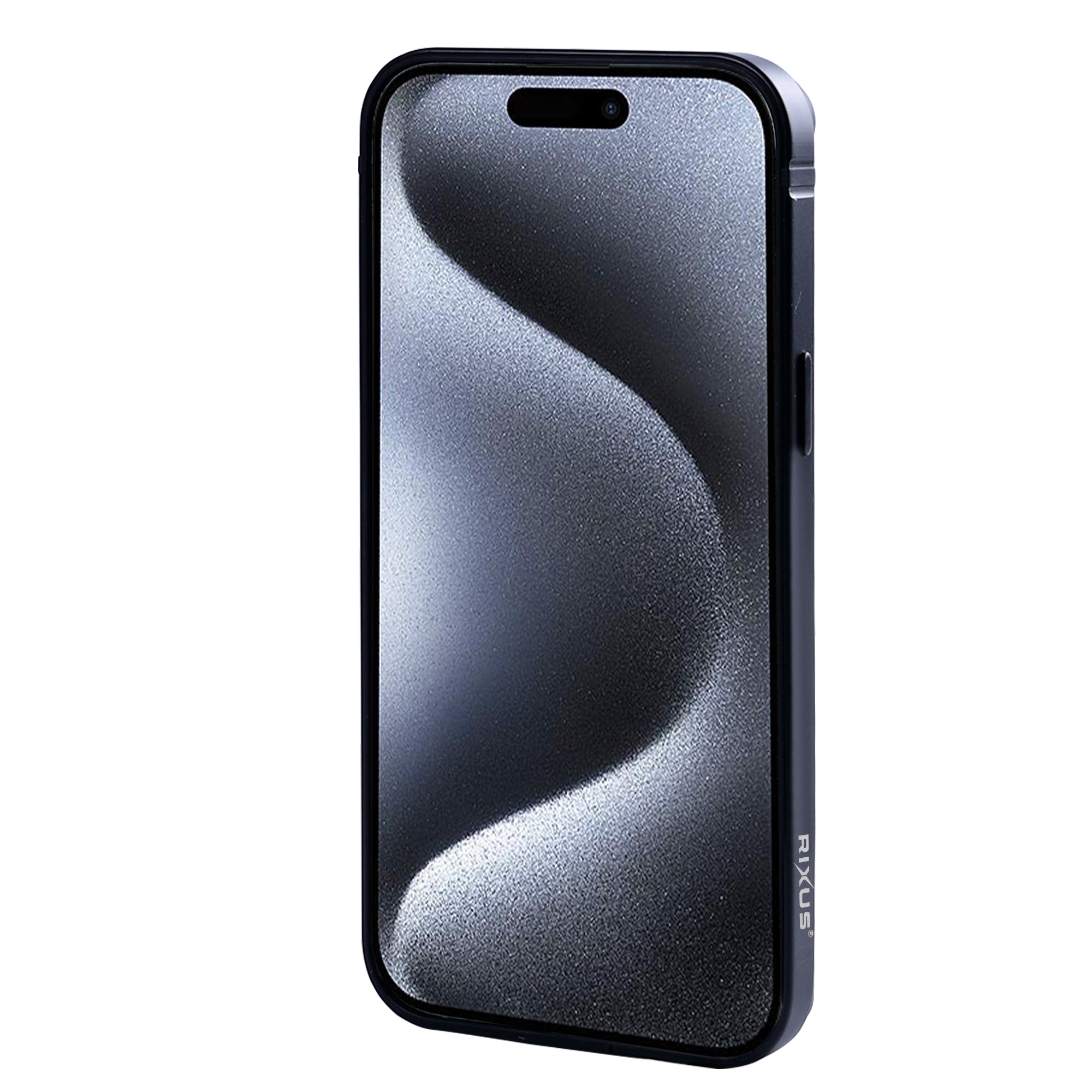 Rixus Crash Guard Case For Apple iPhone 15 Pro Max Black Titanium
