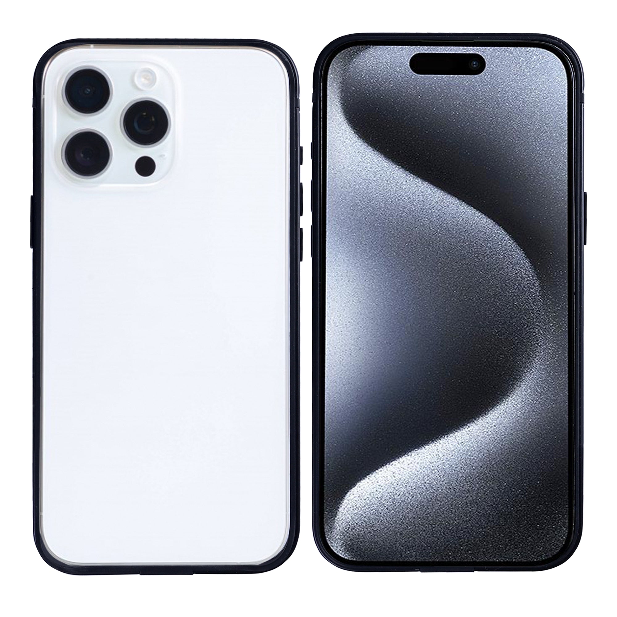 Rixus Crash Guard Case For Apple iPhone 15 Pro Max Black Titanium