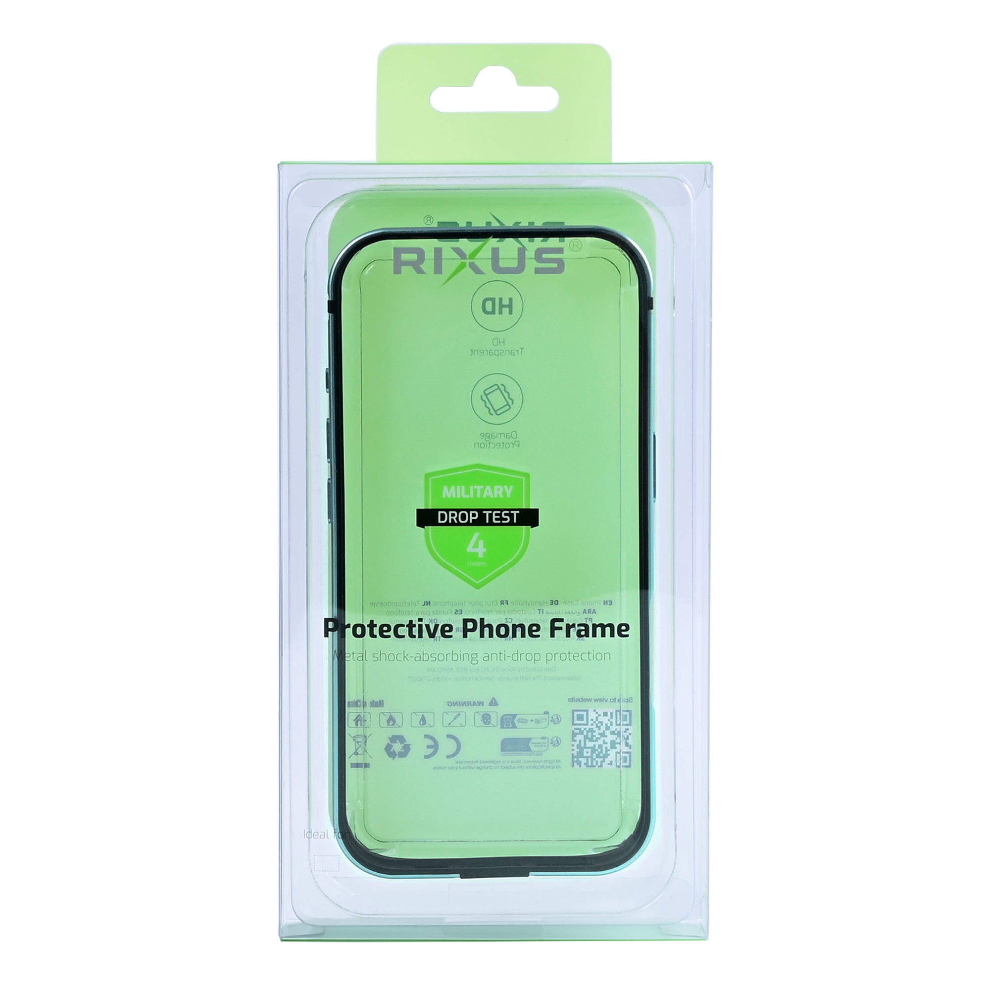 Rixus Crash Guard Case For Apple 16 Plus Ultramarine