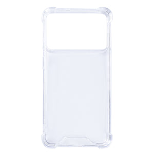 Rixus Anti-Burst Gehäuse für Samsung Galaxy S26 Edge Transparent