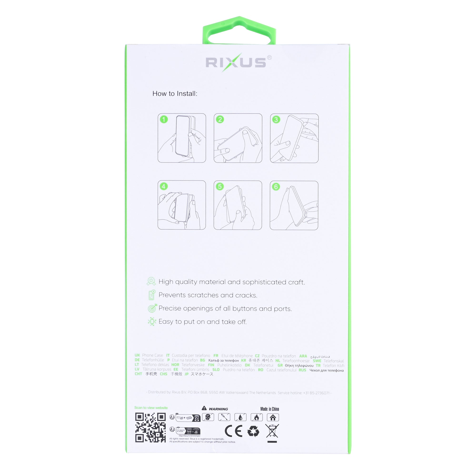 Rixus Anti-Burst Gehäuse mit MagSafe für Samsung Galaxy S26 Transparent