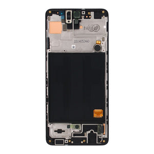 Samsung Galaxy A51 A515F Display und Digitizer mit Rahmen Schwarz Service Pack
