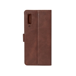 Rixus Bücherregal für Samsung Galaxy A50 Braun