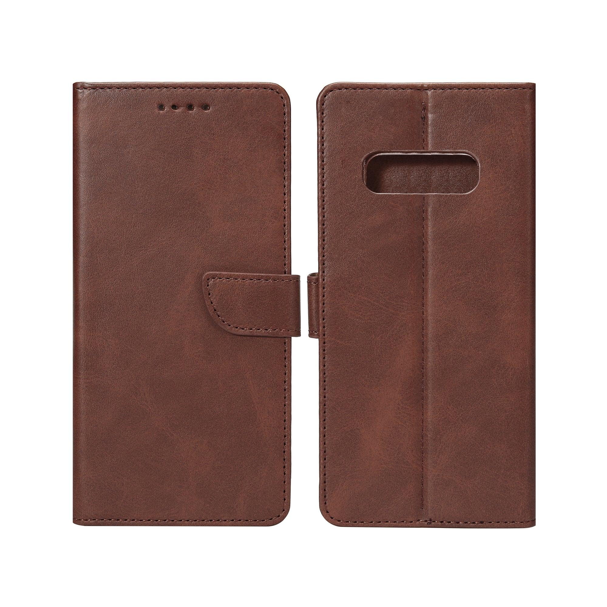 Rixus Bücherregal für Samsung Galaxy Note 8 Gold Braun