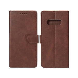 Rixus Bücherregal für Samsung Galaxy Note 8 Gold Braun