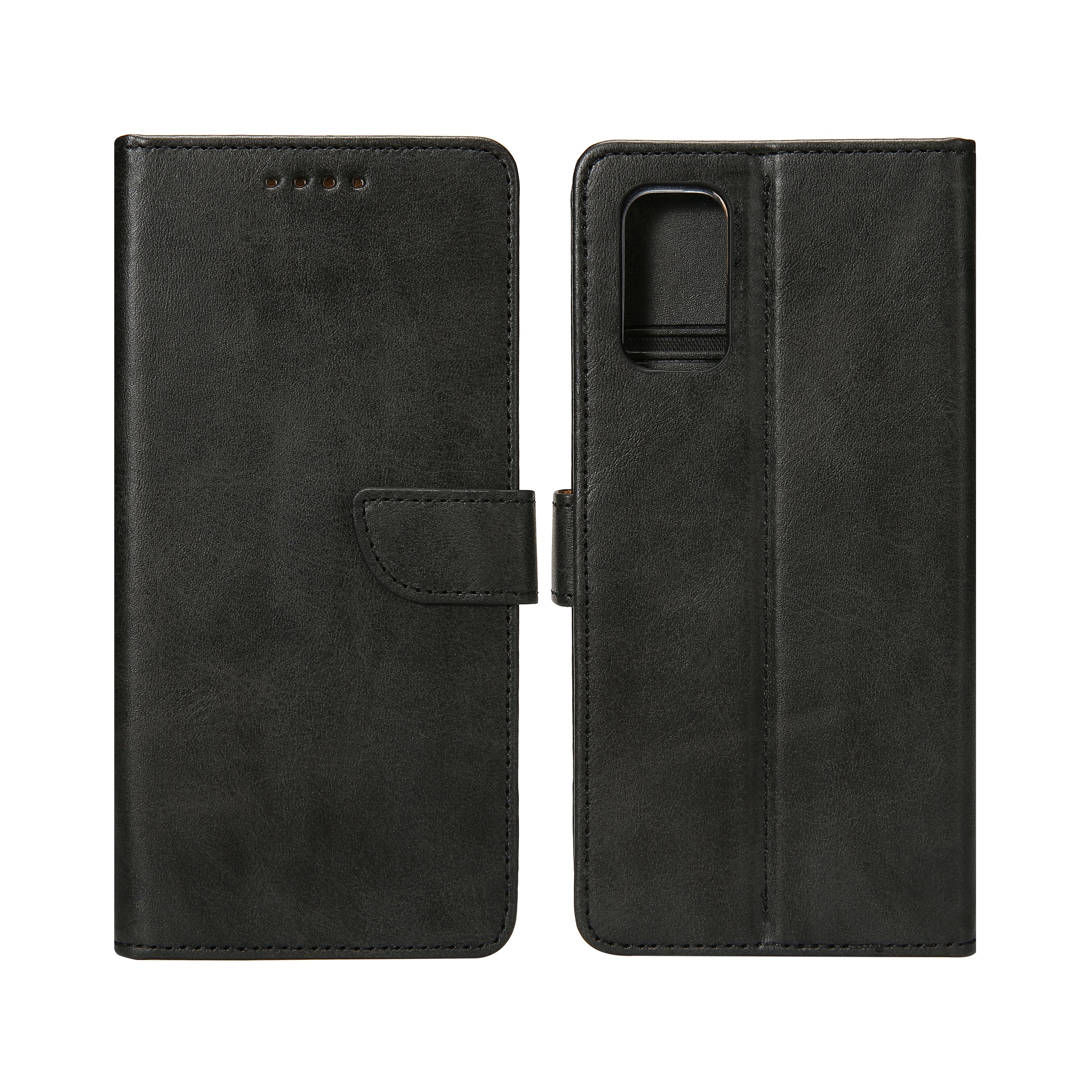 Rixus Bücherregal für Samsung Galaxy A13 4G Schwarz