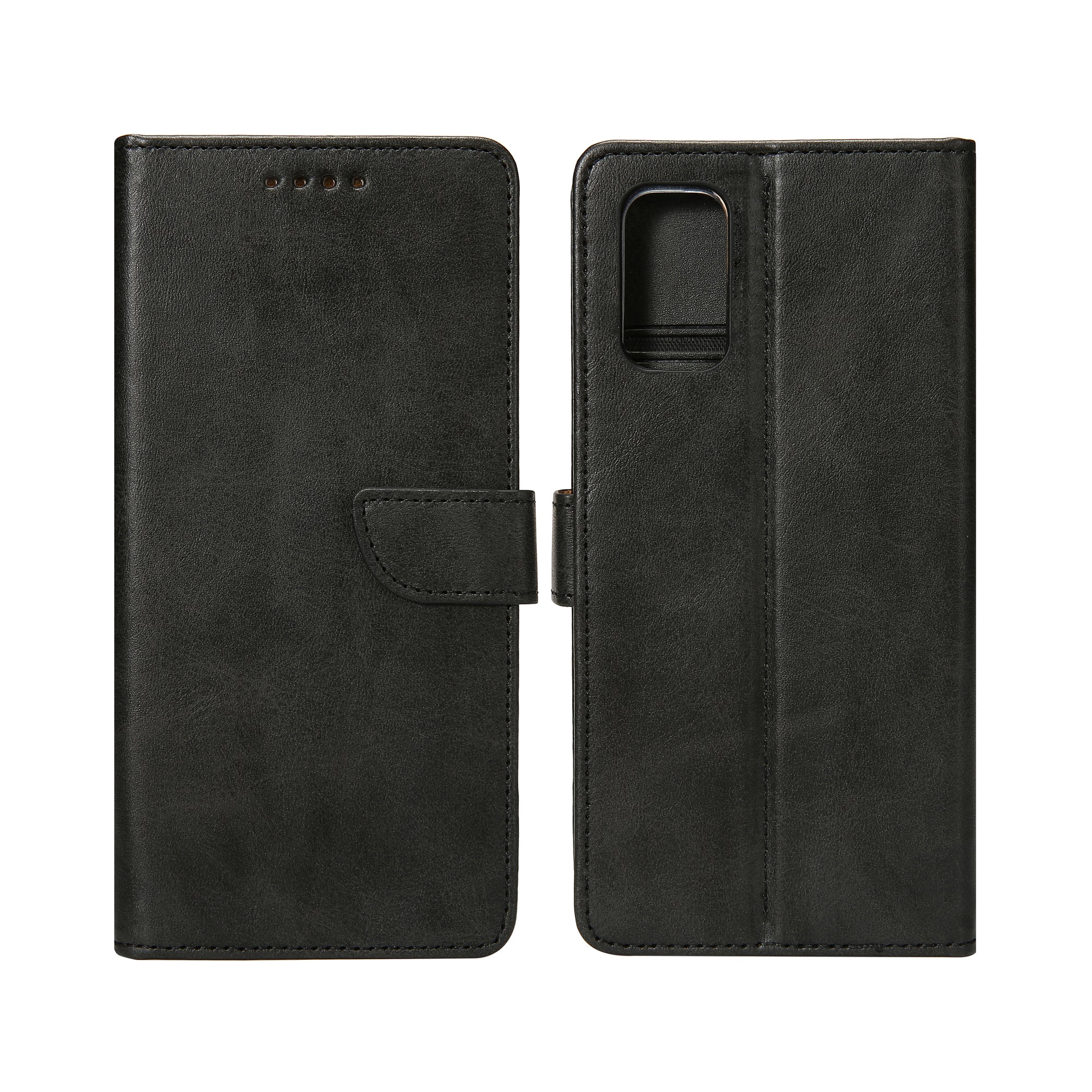 Rixus Bücherregal für Samsung Galaxy A13 4G Schwarz