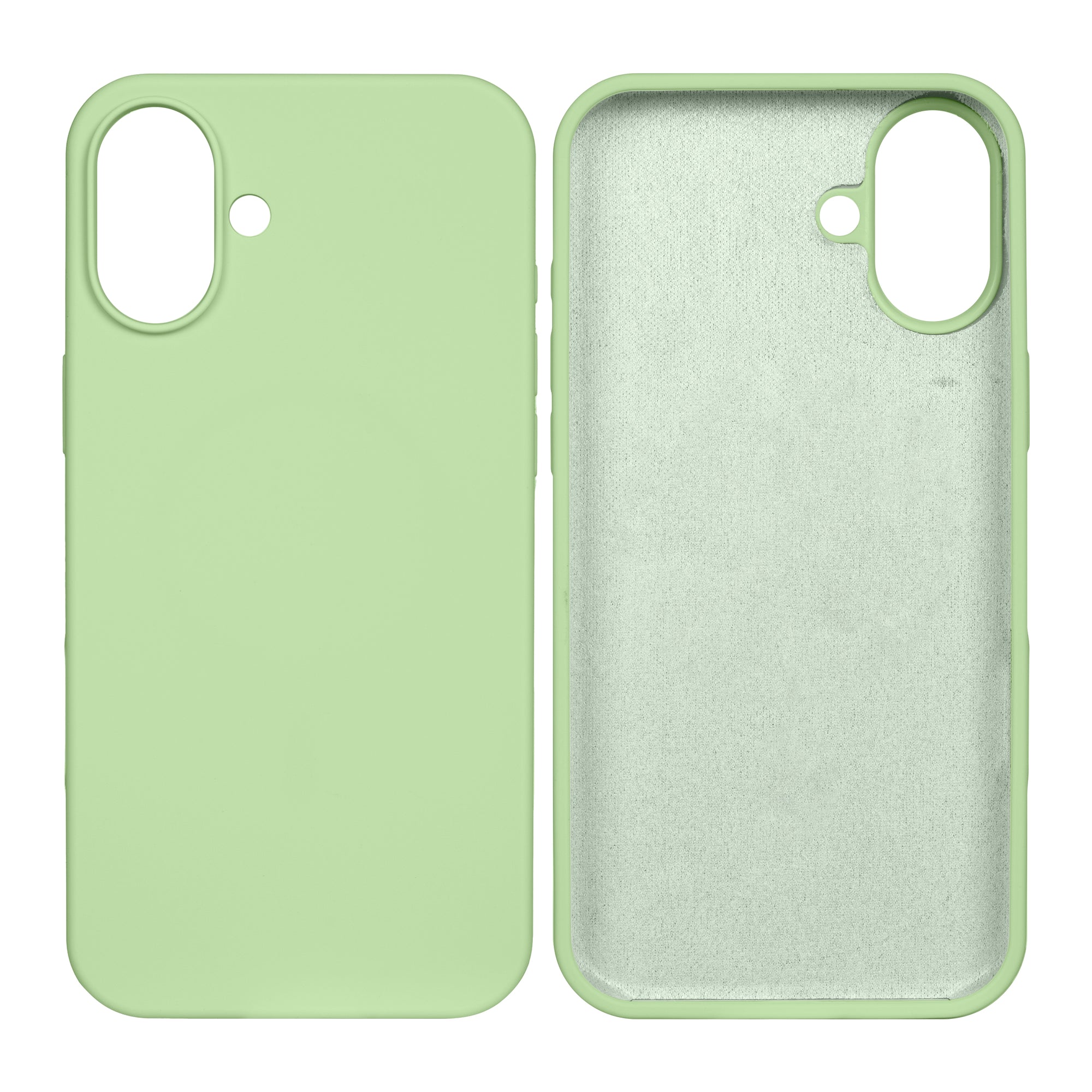 Rixus Soft TPU Handyhülle For Apple iPhone 16 Matcha