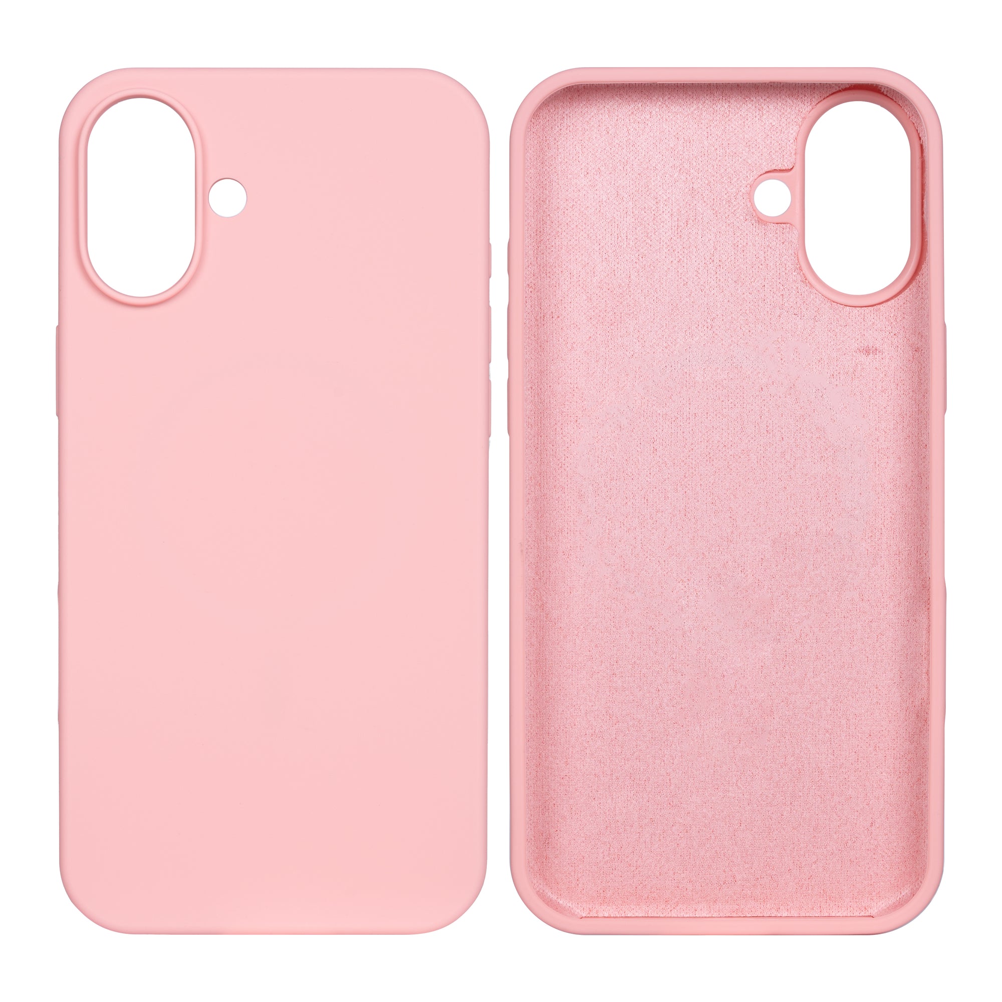 Rixus Soft TPU Telefon Fall For Apple iPhone 16 Plus Rosa