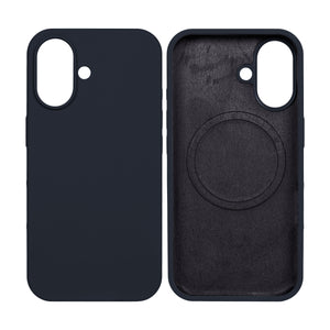 Rixus Soft TPU Handyhülle mit MagSafe For Apple iPhone 16 Plus Schwarz