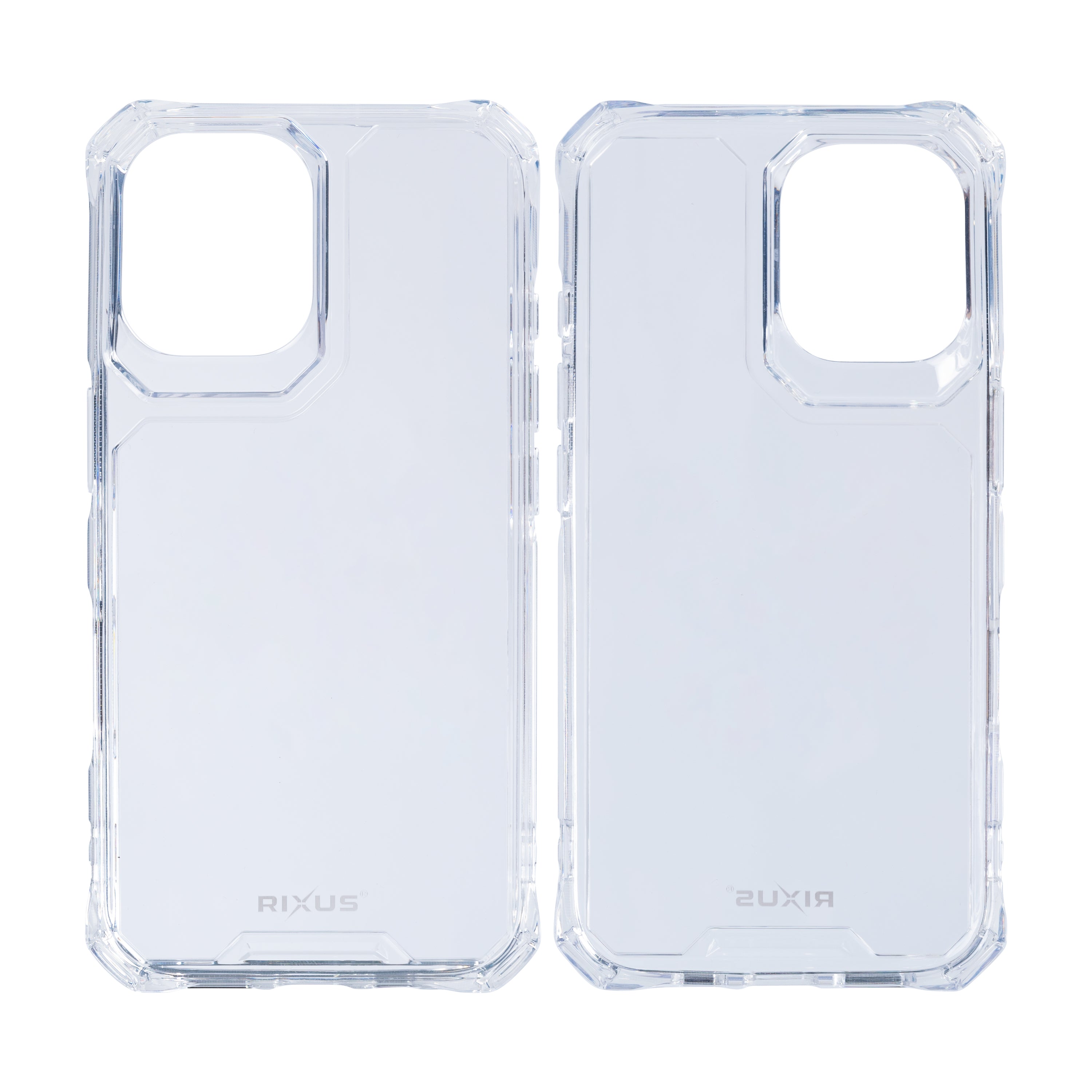 Rixus Armor-X Anti Shock Case For Apple iPhone 16 Plus Transparent