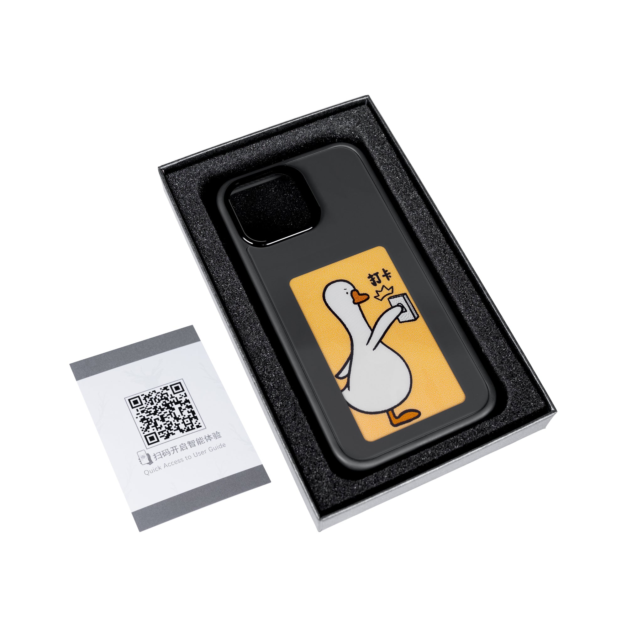 Für iPhone 16 Plus Smart Ink Handyhülle Schwarz