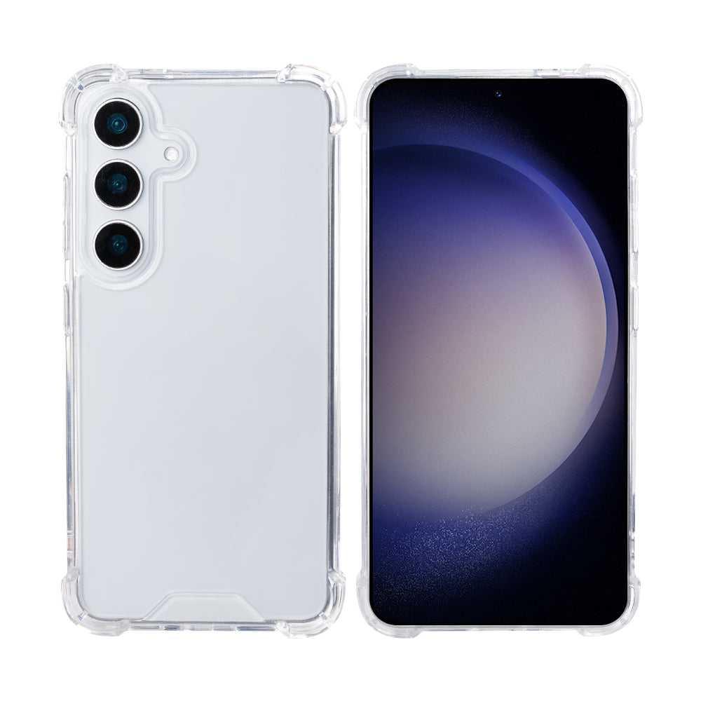 Rixus Anti-Burst Gehäuse für Samsung Galaxy S25 Plus Transparent