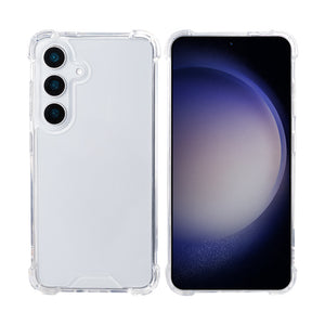 Rixus Anti-Burst Gehäuse für Samsung Galaxy S25 Plus Transparent