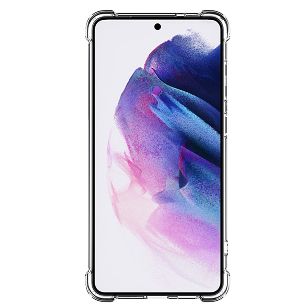 Rixus Anti-Burst Gehäuse für Samsung Galaxy S25 Edge Transparent