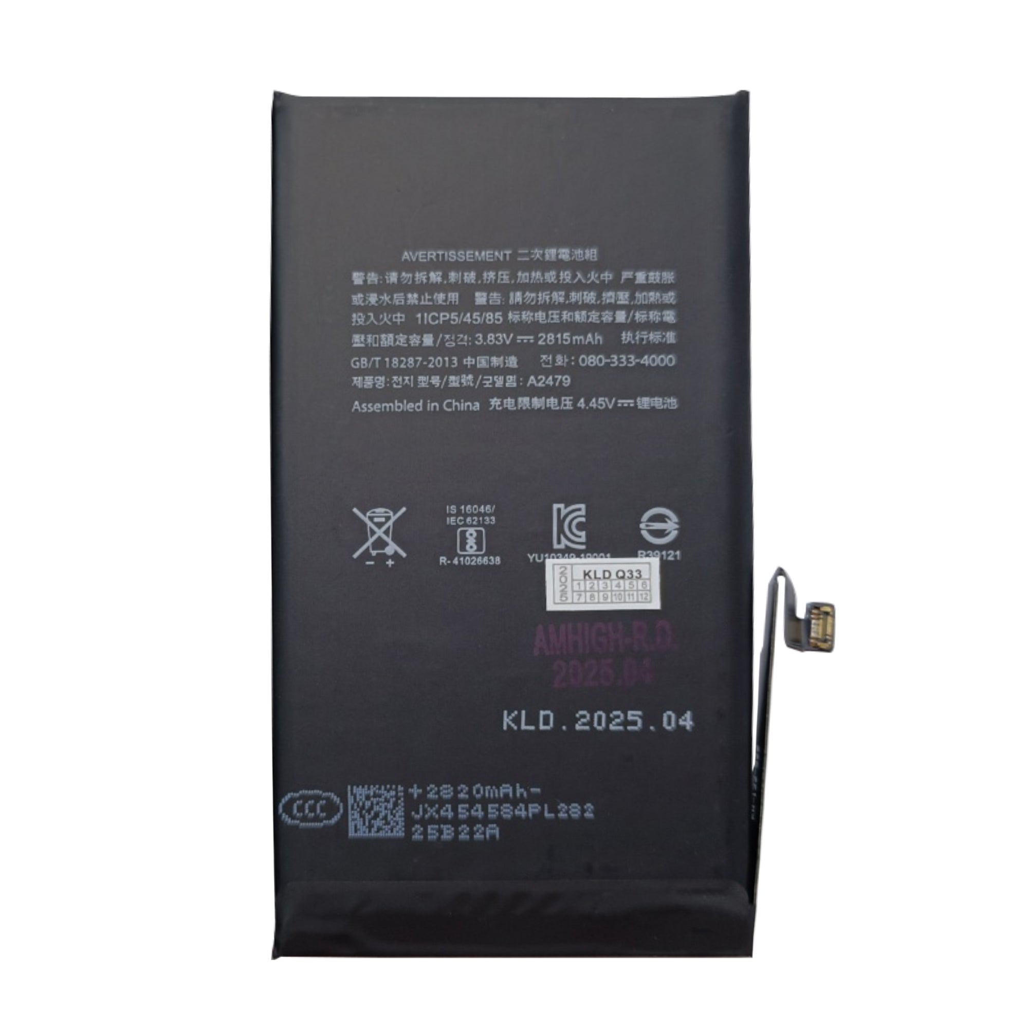 For Apple 12, 12 Pro Diagnose durchführen Akku OEM