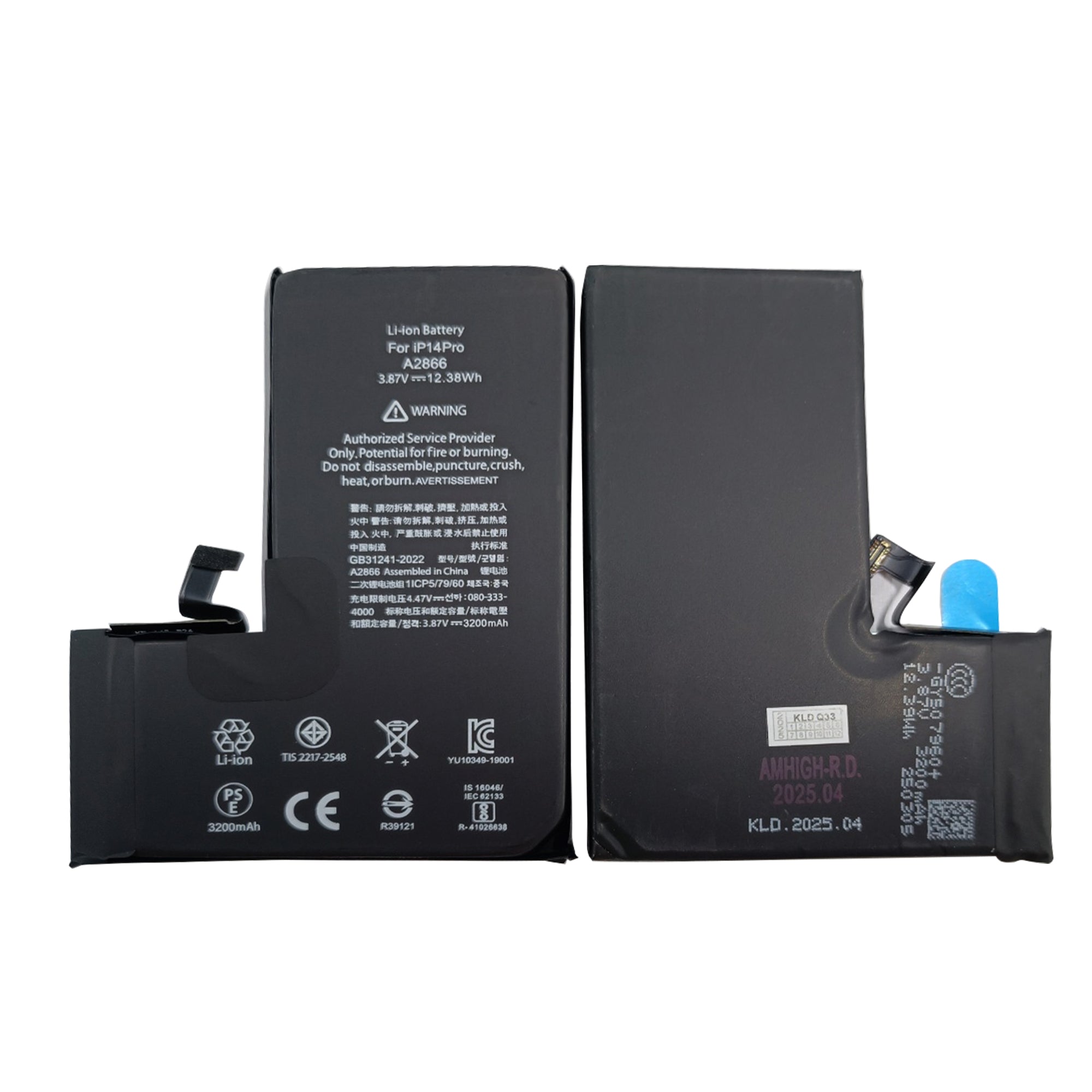 For Apple 14 Pro Diagnose durchführen Akku OEM