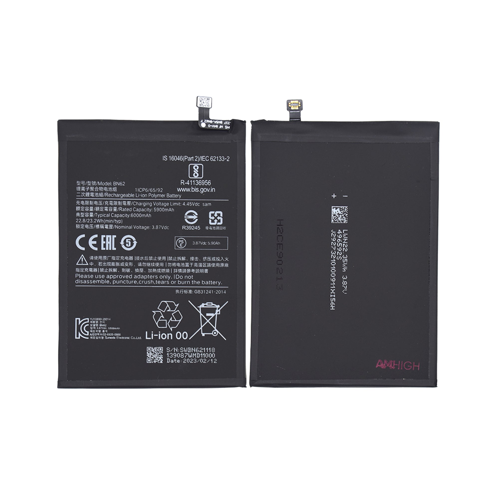 Xiaomi Redmi 9T Akku BN62 OEM