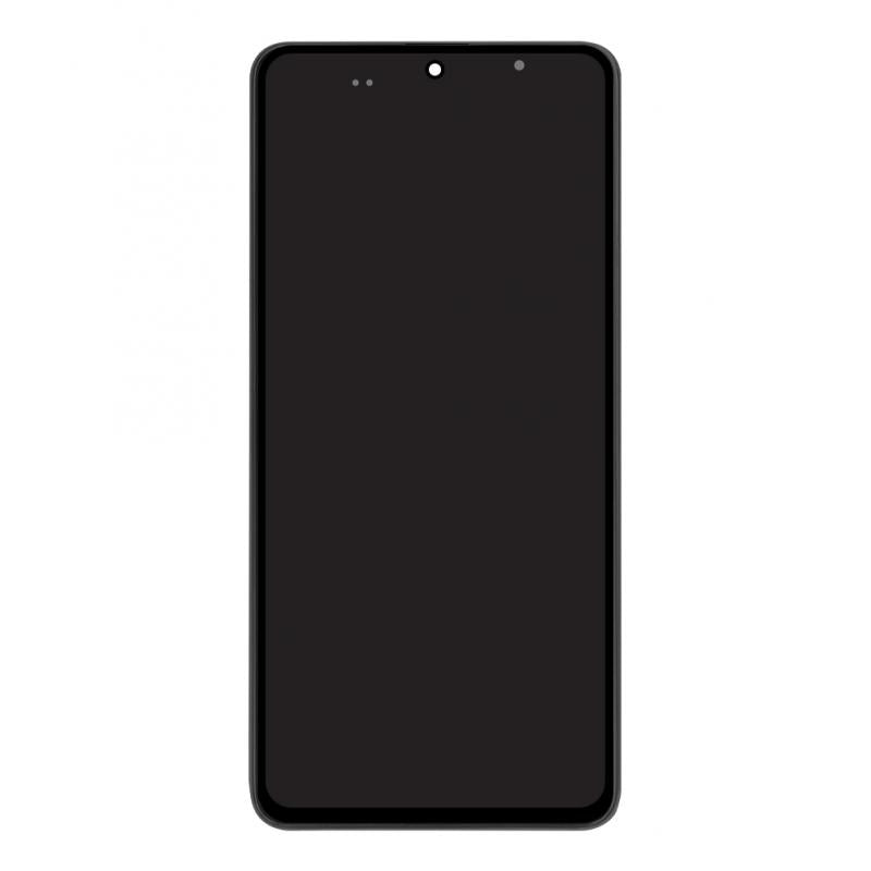 Samsung Galaxy A51 A515F Display und Digitizer mit Rahmen Schwarz Soft-OLED
