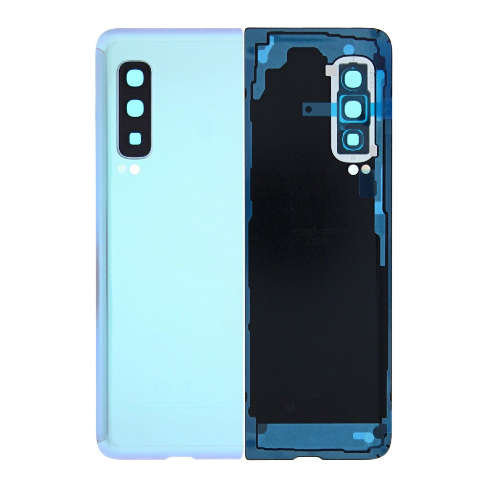 Samsung Galaxy Fold 5G F907B Rückseite mit Objektivausschnitt, silber, OEM