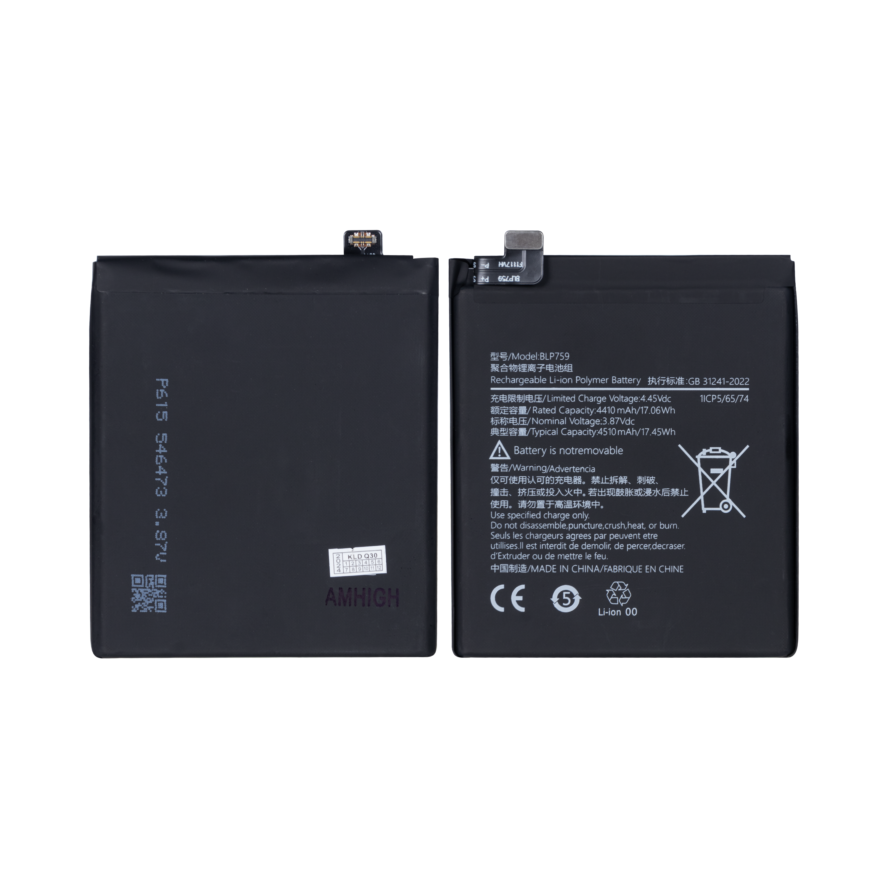 OnePlus 8 Pro Akku BLP759 OEM