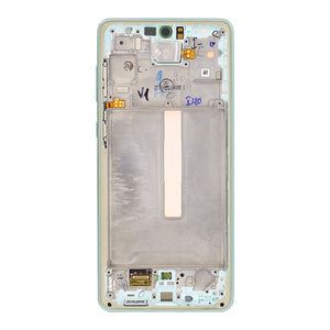 Samsung Galaxy A73 5G A736 Display und Digitizer mit Rahmen Mint Service Pack