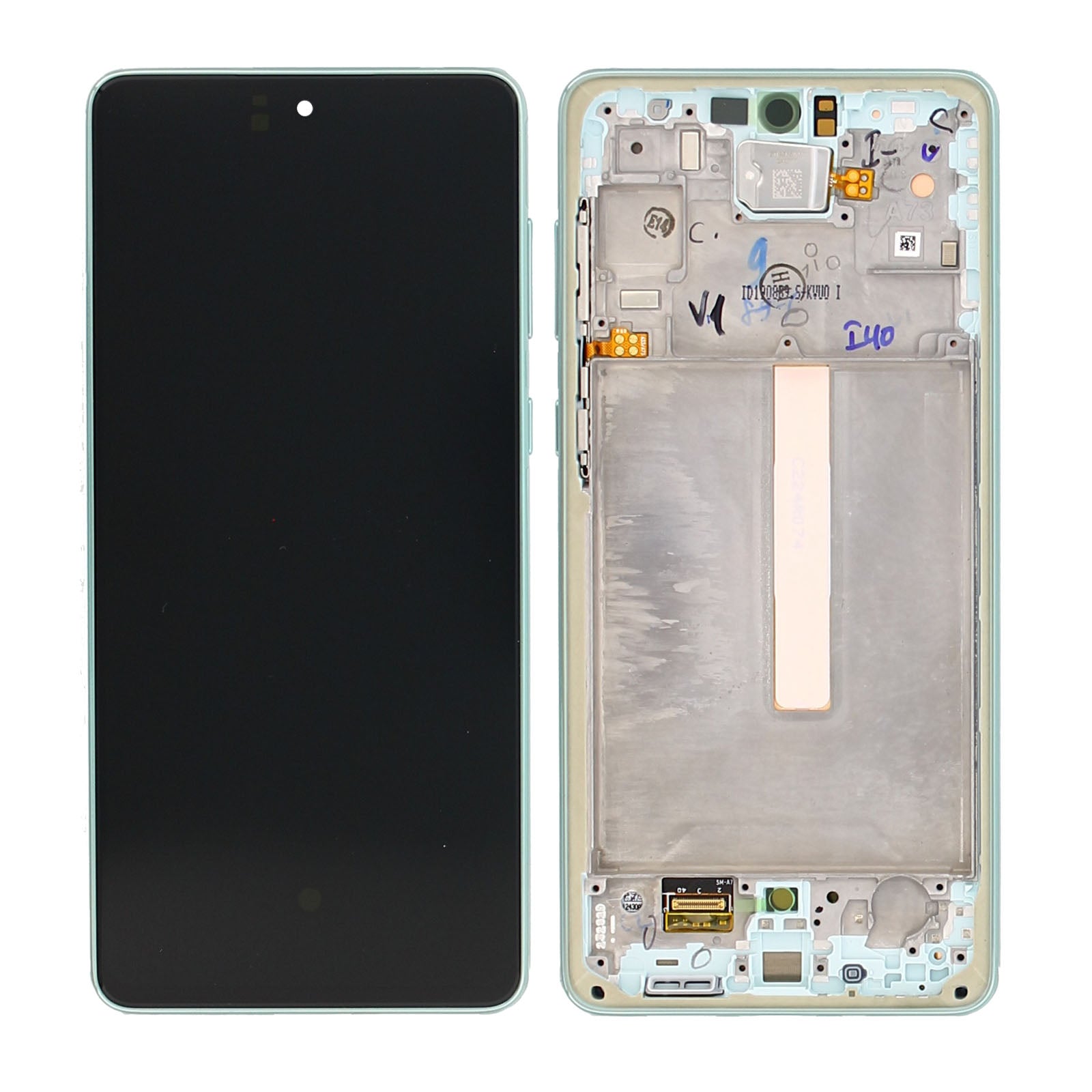 Samsung Galaxy A73 5G A736 Display und Digitizer mit Rahmen Mint Service Pack