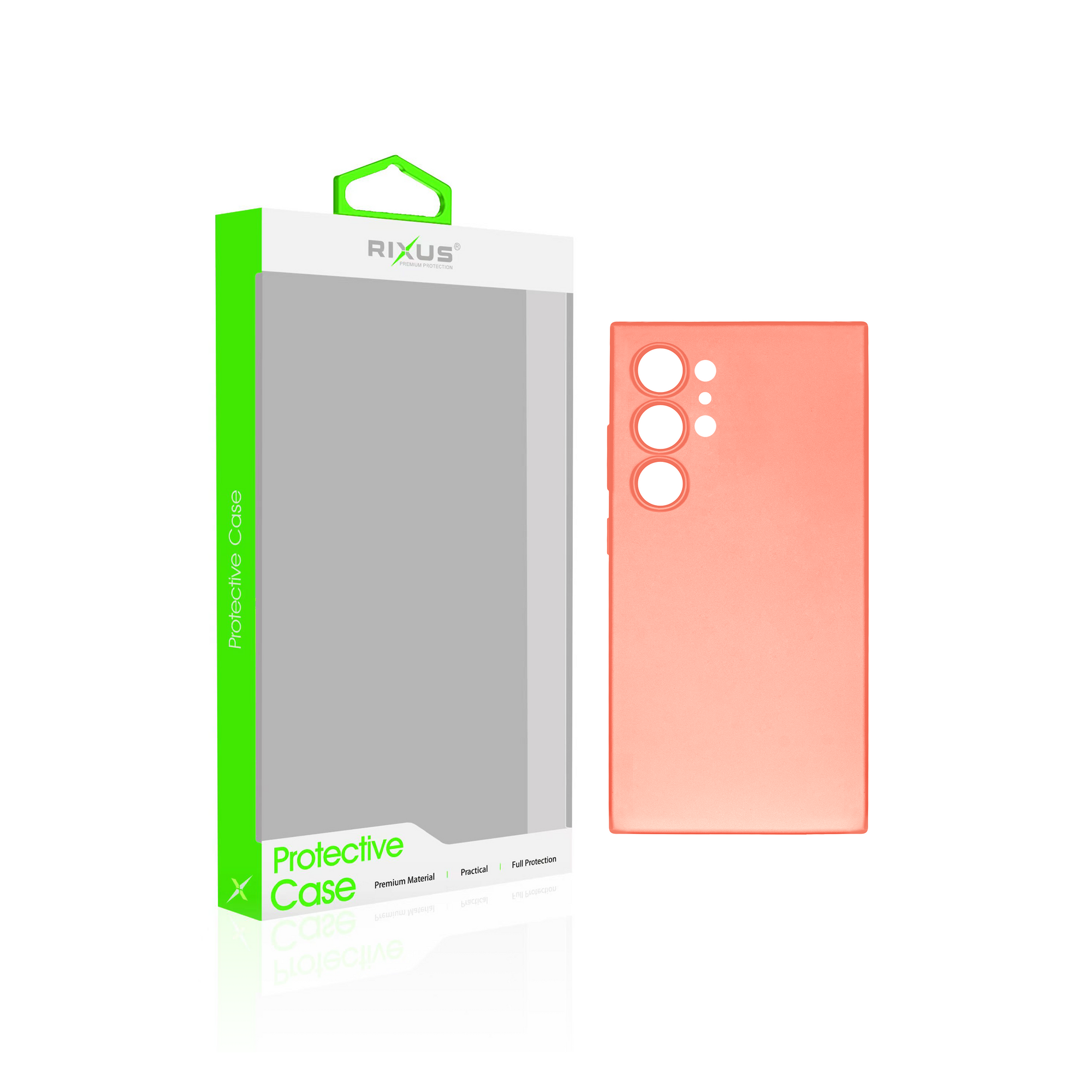 Rixus Soft TPU Handyhülle für Samsung Galaxy S24 Ultra Pink