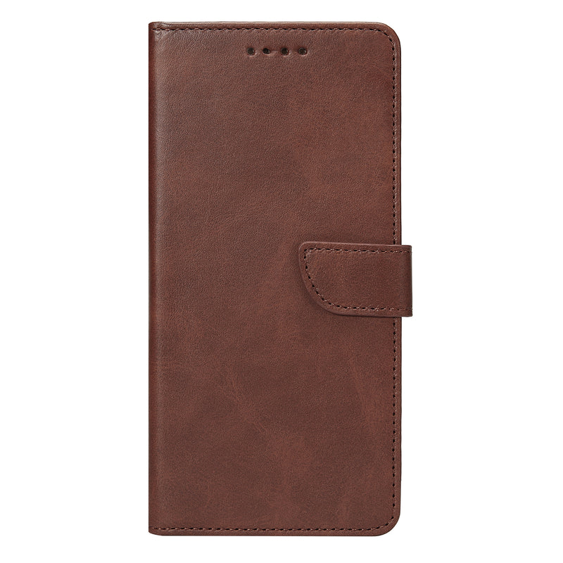 Rixus Bookcase For Samsung Galaxy A72 Brown