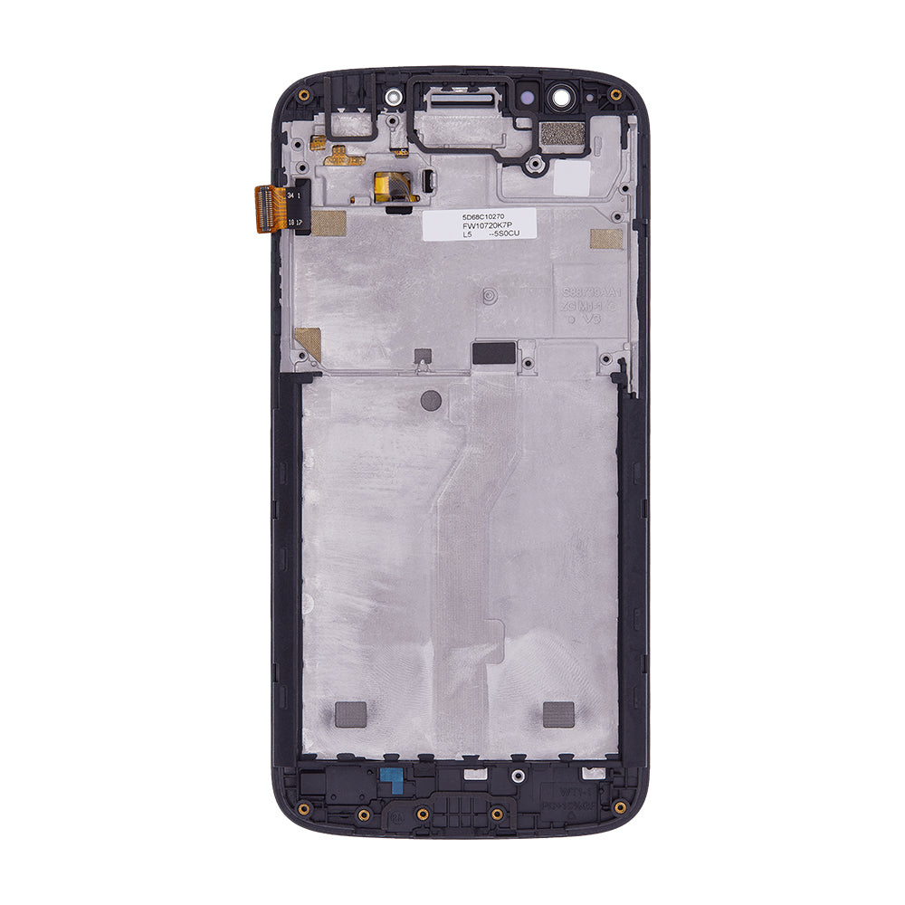 Motorola Moto E5 Play Display und Digitizer mit Rahmen schwarz OEM