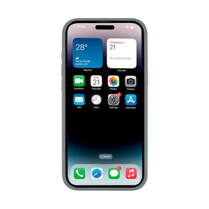 Rixus Mag Carbon mit MagSafe For Apple iPhone 15 Pro Max Titanium Grau