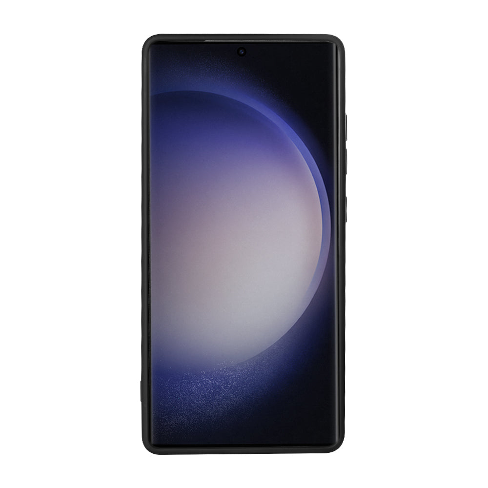 Rixus Mag Carbon mit MagSafe für Samsung Galaxy S25 Ultra Titanium Schwarz