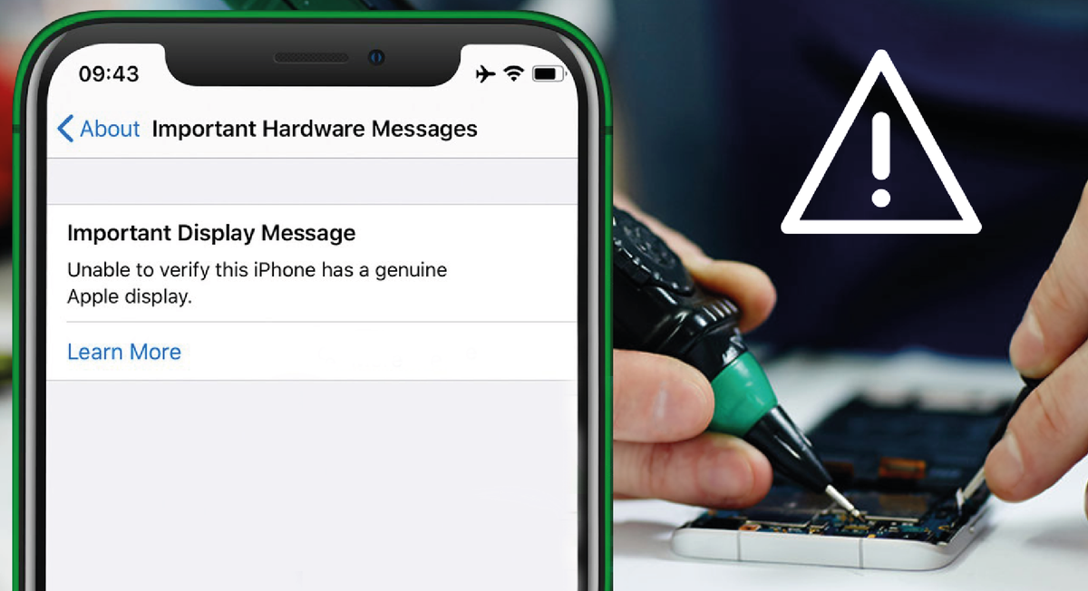COMMENT FAIRE : Supprimer l'avertissement d'écran non authentique de l'iPhone par des écrans de rechange